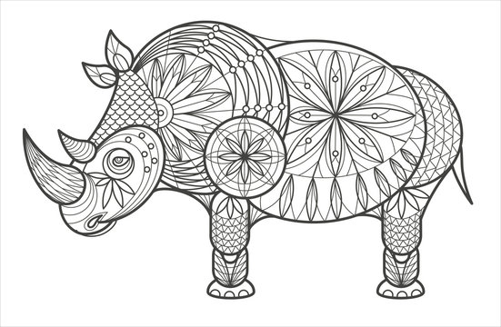 Decorative Rhinoceros.