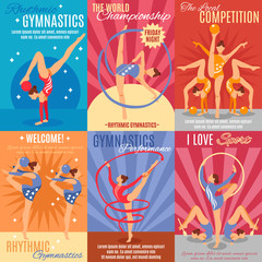 Collection Of Rhythmic Gymnastics Posters 