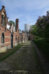 Fototapeta na wymiar Beginenhof in Antwerpen
