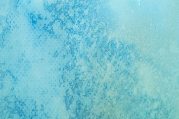 blue watercolor painted background