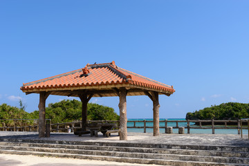 Fototapeta na wymiar Okinawa Beach and Park