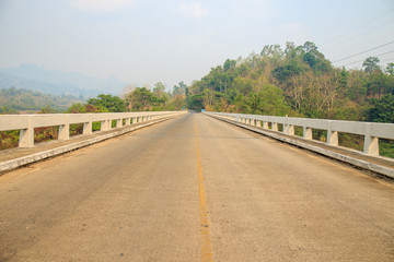 Naklejka premium Bridge road