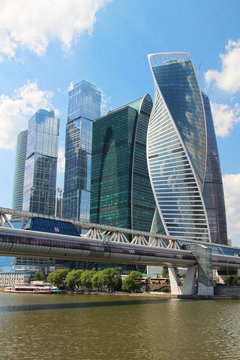 Moscow City business center, Russia 