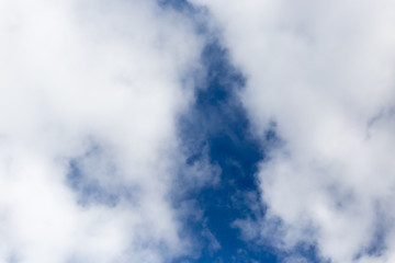 Fototapeta premium Beautiful clouds on a blue sky as background