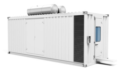 3d mobile power station container