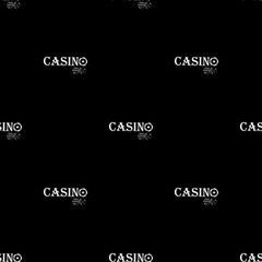 Casino sign. Vector icon