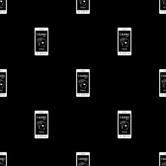 Smart phone Gambling vector icon