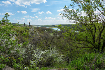 River Southern Bug. Ukraine.