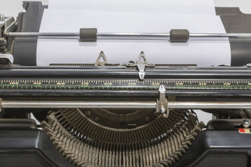 antique typewriter Close up