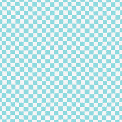 Seamless pattern with checkered geometric texture