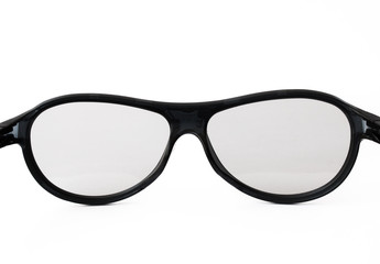 Black Eye Glasses Isolated on White,Eyeglasses white background