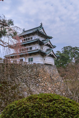 Naklejka premium 弘前城の風景