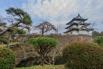 Fototapeta na wymiar 弘前城の風景