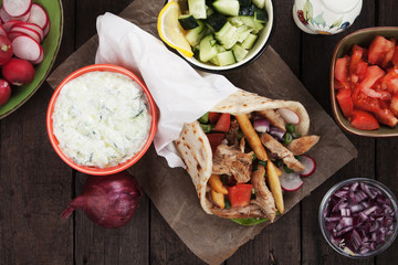 Chicken doner kebab