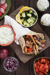 Chicken doner kebab