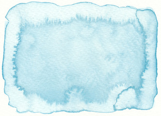 faded blue watercolor background