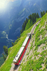 Fototapeta premium Retro passenger train.