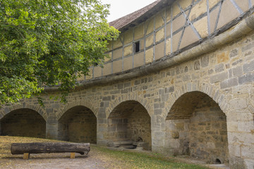Fototapeta premium Street view of Rothenburg ob der Tauber.