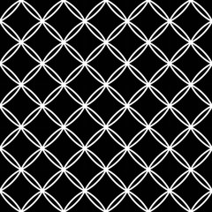 Vector modern seamless geometry pattern, black and white abstract geometric background, subtle pillow print, monochrome retro texture, hipster fashion design