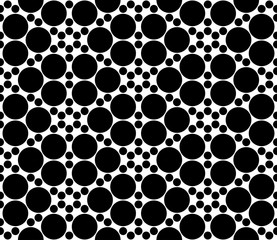 Vector modern seamless geometry pattern, black and white abstract geometric background, subtle pillow print, monochrome retro texture, hipster fashion design