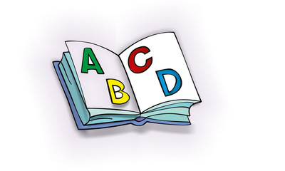 Open ABC book