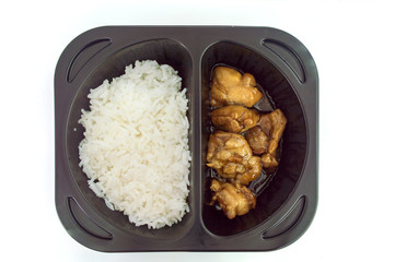 Food Box,Delicatessen, rice chicken teriyaki.
