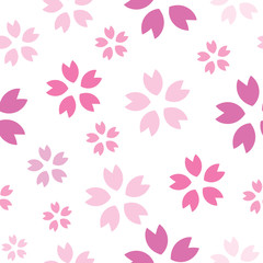 Obraz na płótnie Canvas Vector floral pattern in doodle style with flowers. Gentle, spring floral background.