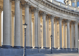 Fototapeta premium Colonnade of Kazan Cathedral. St. Petersburg.