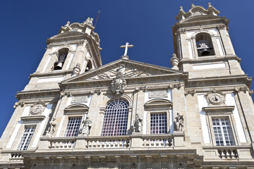 Fototapeta na wymiar Braga Basilica of Bom Jesus