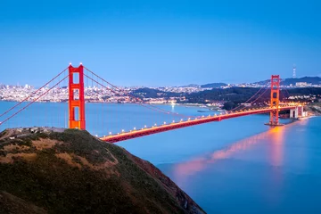 Fotobehang Golden Gate Bridge © mandritoiu