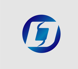 Letter D logo
