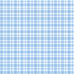 ブルー系　チェック柄のシームレスパターン