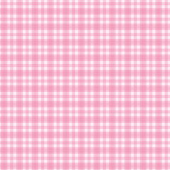 ピンク系　チェック柄のシームレスパターン
