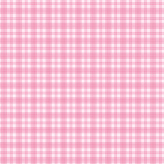 ピンク系　チェック柄のシームレスパターン