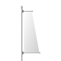 Street vertical Banner realistic Template