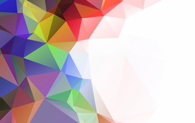 Abstract polygonal triangular background - vector illustration.e