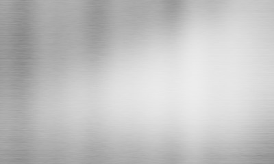 Metal brushed texture gray background © PSergey