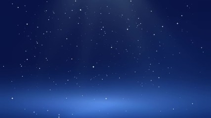 shower of magical twinkling stars black background