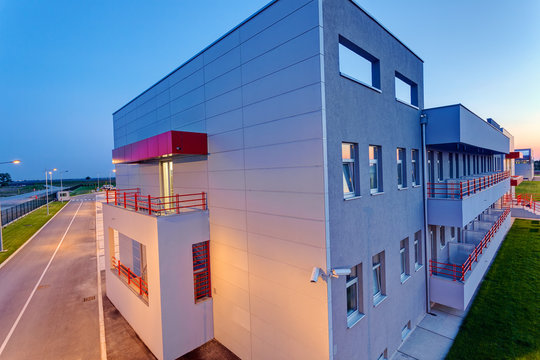 Modern building in exterior
