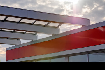 Modern and contemporary building