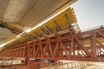 Fototapeta premium Ada Bridge on river Sava, Belgrade, Serbia