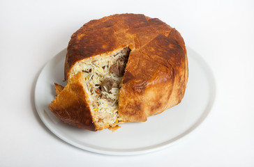 Baked pilaf dish