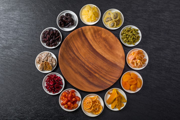 きれいなドライフルーツ　Beautiful dried fruit