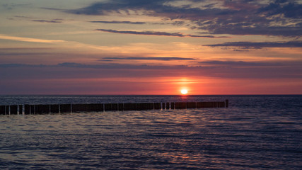 Sonnenuntergang an der Ostsee