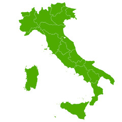 イタリア　地図　国　アイコン