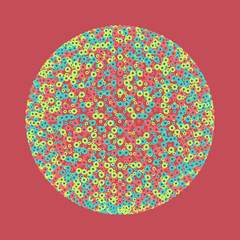 Sphere. Abstract Illustration. 3d Abstract Spheres Composition. Futuristic Technology Style.