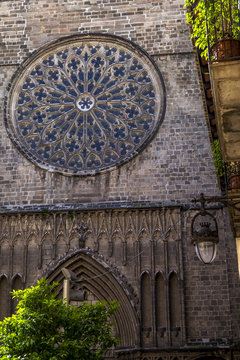 Santa Maria del Pi church in Barcelona