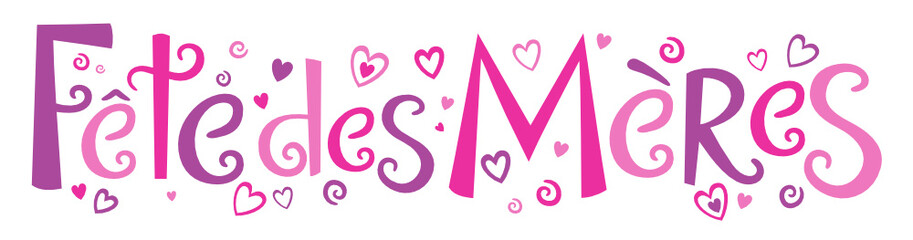Fototapeta premium Bannière « Fête des Mères »