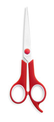 red scissors isolated on a white background
