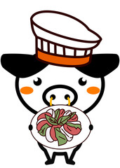 イタリア料理と動物シリーズ